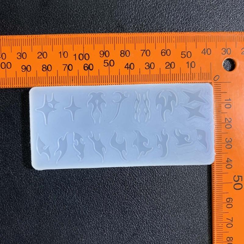 Parts Quicksand Silicone Mold Resin Shaking Cup Mold for Pendant Jewelry Keychain Decoration Making  Crafts