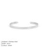 Emanco Bracelet Modern Minimalist Stainless Steel Fashion Bracelet Daily Commuting Jewelry Women's Geometric Open Bracelet