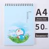 Thickened A4 Coil Sketchbook: Blank, Simple, Colorful Art Journal for Students and Kindergarten.