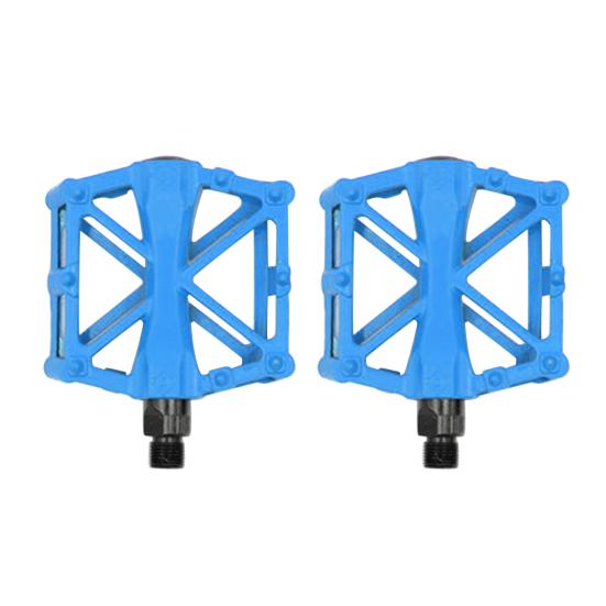

1 Pair Stable Pedals Sealed Bearing Anti Slip Nail Good Toughness Bicycle Pedals Bike Accessory синій
