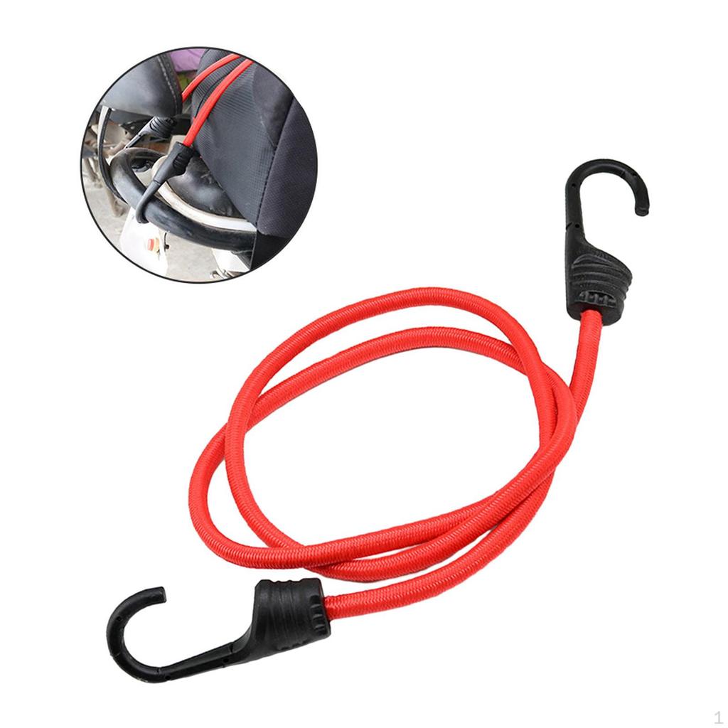 Bicycle Bungee Cord Cargo Rack with Hooks Portable Elastic Band Strap Luggage Carrier