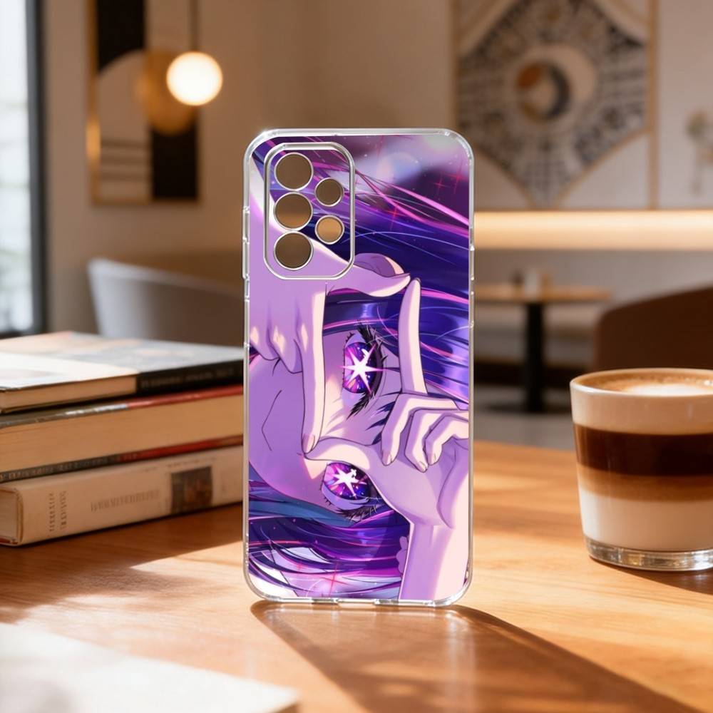 

Oshi No Ko AI-Anime C-Cute Phone Case Transparent Silicone Soft For Samsung S25,S24,S21,S22,S23,S30,Ultra,S20,Plus,Fe Samsung S21