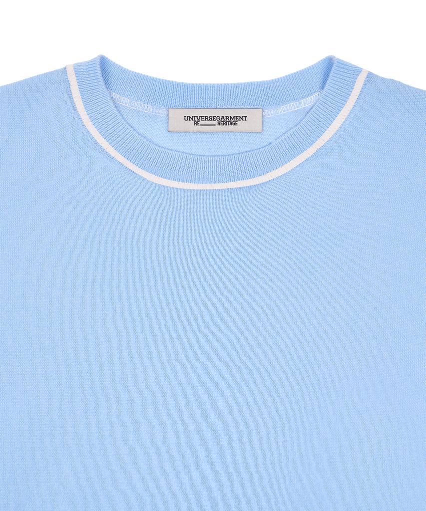 UNIVERSE GARMENT Soft Daily Knit_Light Blue