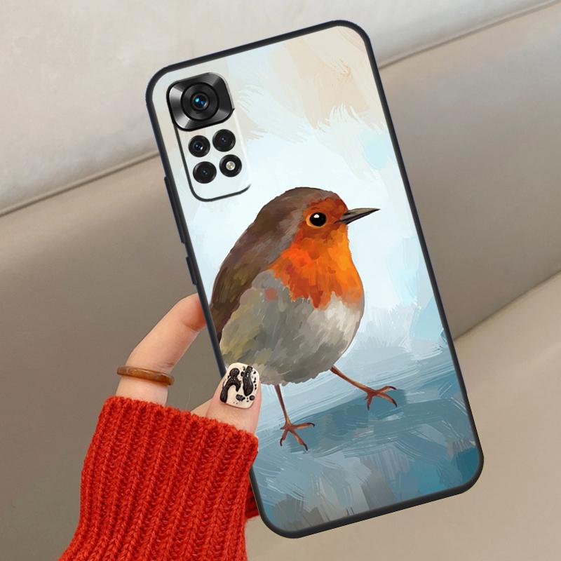 Lovely Birds Hummingbird Phone Case For Xiaomi Redmi Note 8 9 10 11 12 Pro 11S 10S 9S 8T Redmi 10A 10C 9A 9C Cover