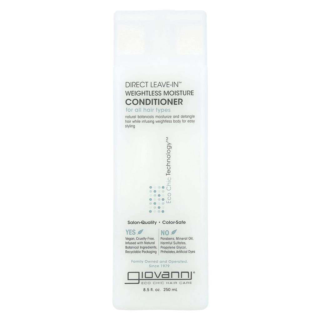 Après-shampooing hydratant sans rinçage direct, pour tous types de cheveux, 250 ml (8,5 fl oz)