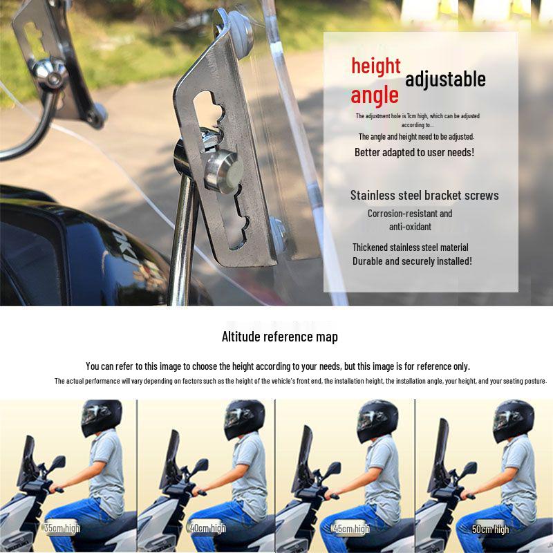 Suzuki UY125 Motorcycle Scooter Windshield Extension