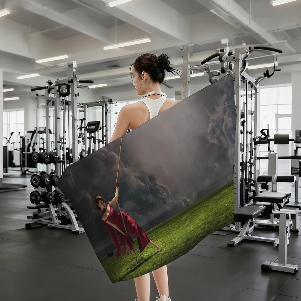 Singer Raye This Music May Contain Hope Towel Quick Drying Beach Towels Are Suitable For Swimming Pools Camping Yoga And The Gym