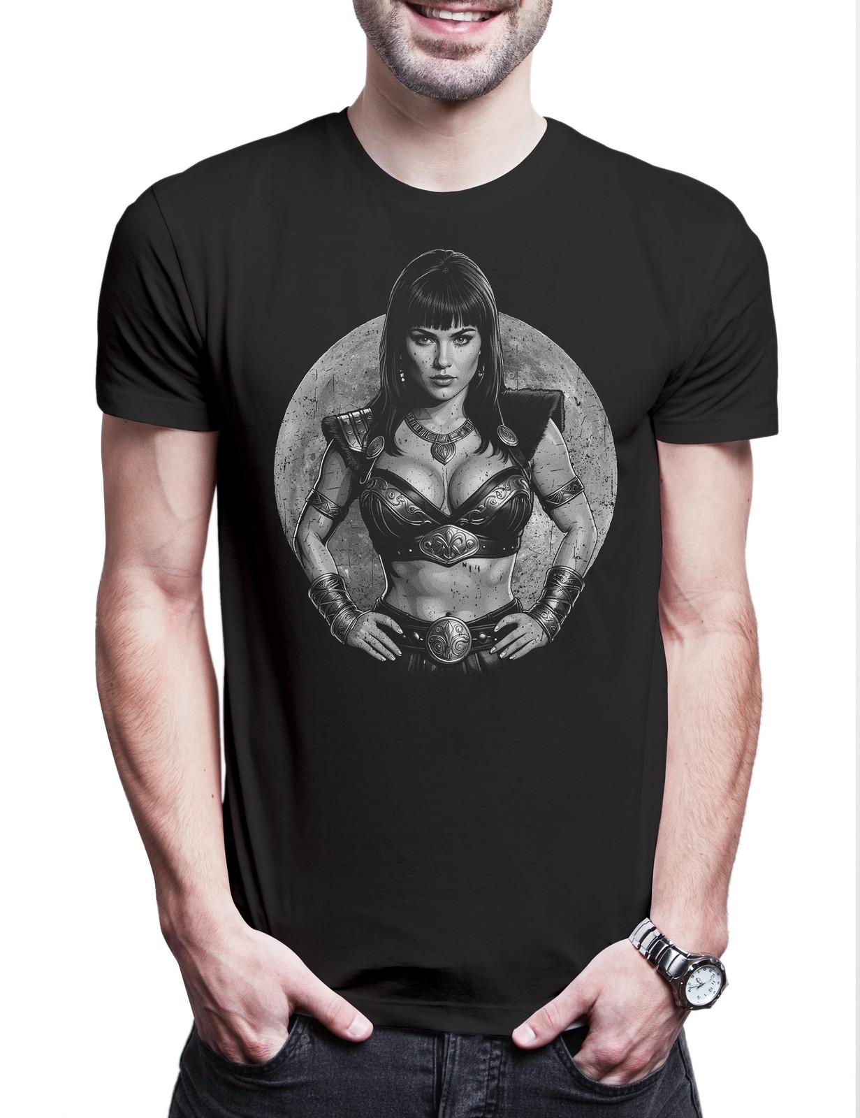 Warrior Pricess Moon Men s T-Shirt Mens Womens Tees Top Girl Barbarian Xena Woman Conan TV Series 3XL