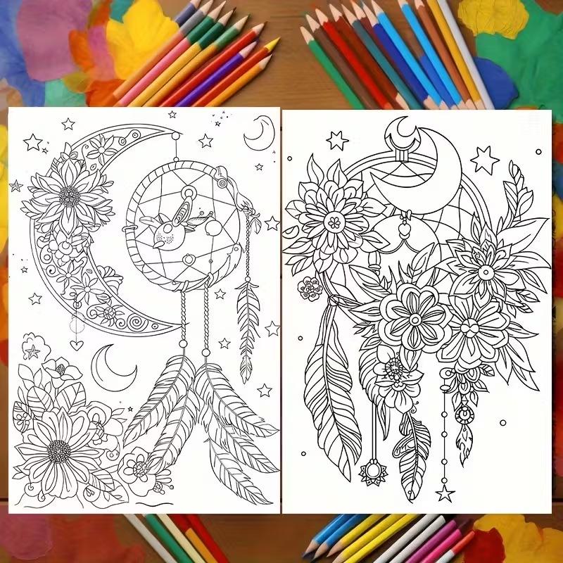 Dream Catcher A4 Coloring & Drawing Book