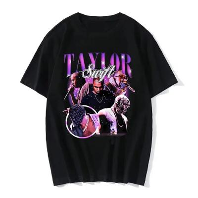 Kanye Angielski graficzny 100% czystej bawełny T-shirt dla mężczyzn, retro hip-hopowy rap styl T-shirt z krótkim rękawem top