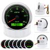 85MM GPS Speedometer Gauge For Motorcycle Marine Boat Truck 30~200 Kmh Speed Gauge Meter With GPS Antenna 7 Color LED Backlight
