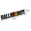 Car Front Grille Emblem Side Badge Sticker for Mitsubishi RALLIART Lancer Outlander L200 Cross Pajero Eclipse Galant Accessories