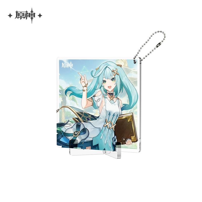 Sunsyea Genshin Impact Official Merch miHoYo Original Authentic Birthday Series Coaster Keychain Stand Wanderer Alhaitham