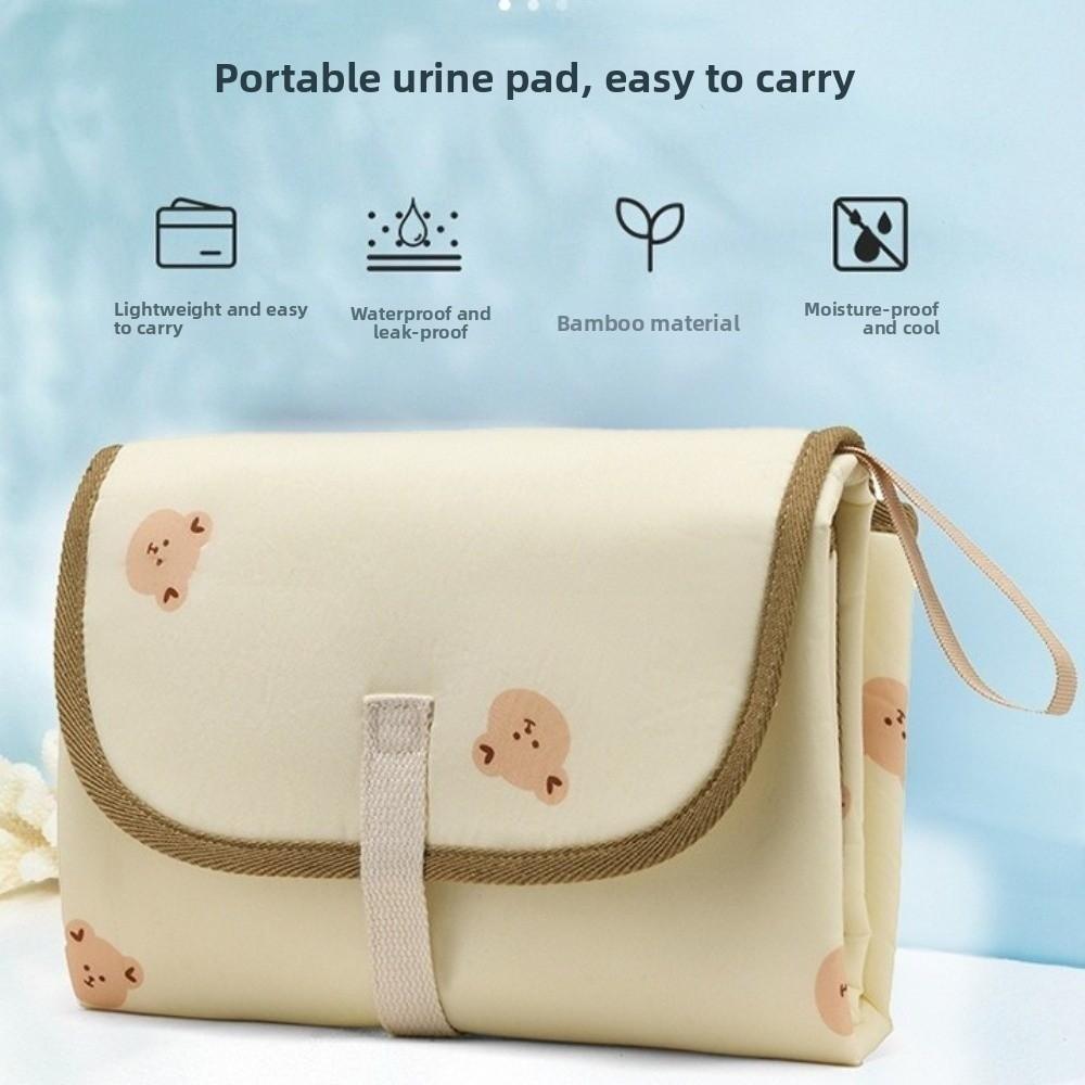 Bear Baby Infant Diaper Urine Mat Waterproof Bedding Changing Cover Pad  Infant Care Products