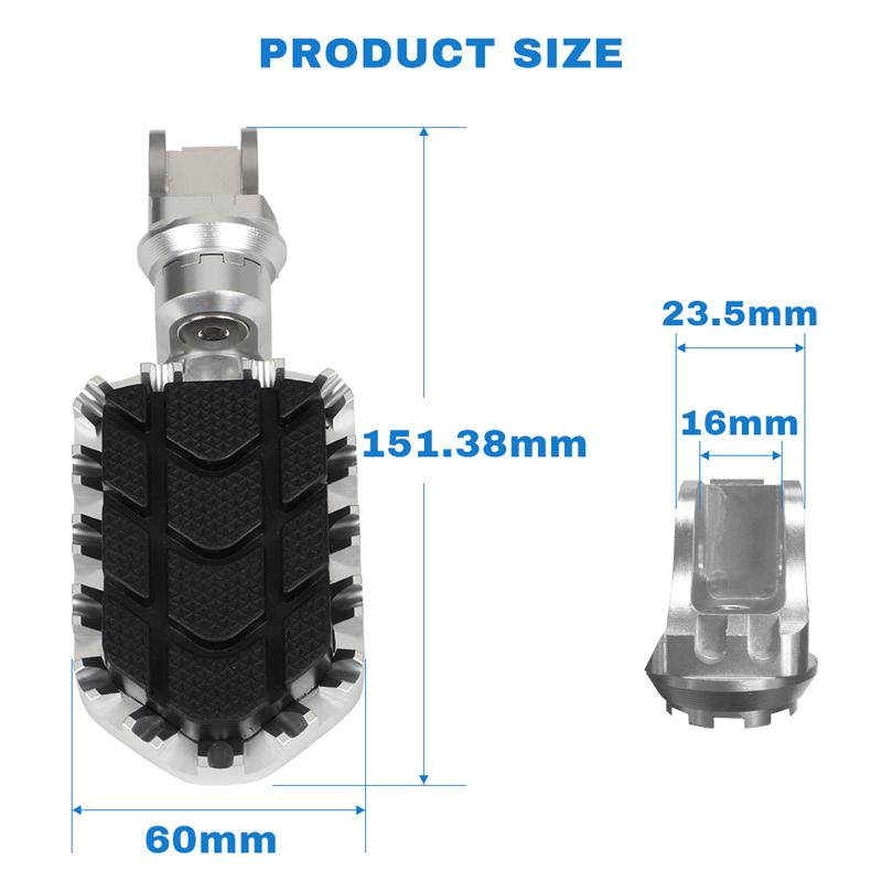 R1200GS R1250GS Footrest Footpeg For BMW R1200 R1250 GS LC ADV 2013 -  Foot Rests Foot Pegs F750GS F850GS Adventure S1000XR