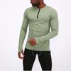 Men's Casual Fitness Wear Long Sleeve Quick Dry Breathable Outdoor Running Sports Tights Sports Wear Crewneck Top