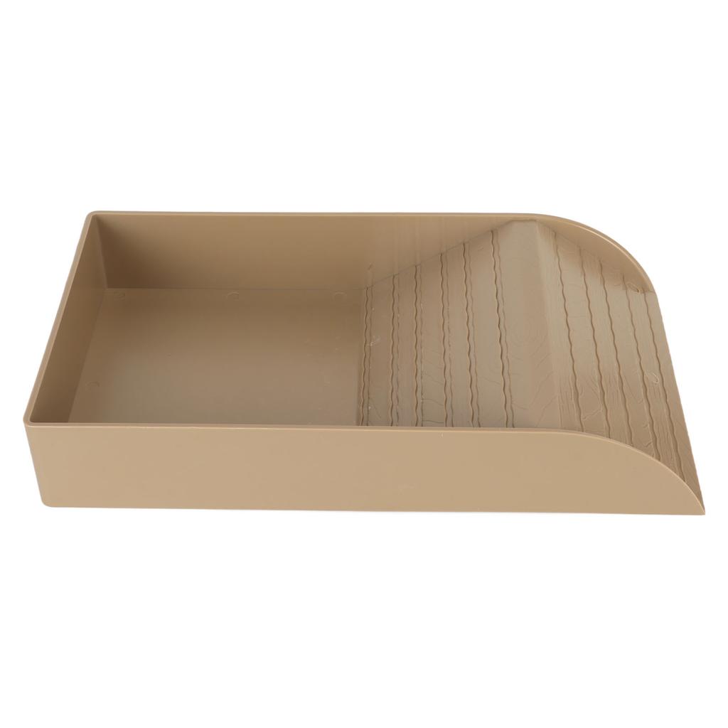 Turtle Feeding Dish Slip Resistant Turtle Food Water Bowl with Ramp and Basking Platform for Bath