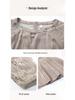Elegant Autumn 2025 Satin Blouse & Seven-Sleeve Two-Piece Set for Middle-Aged and Elderly Women