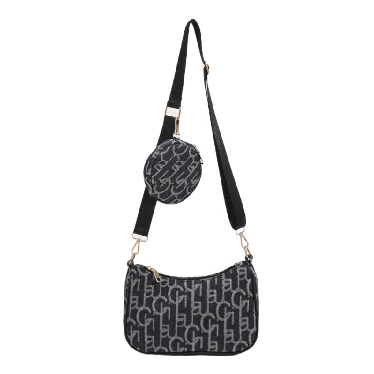 Corduroy Shoulder Bag with Mini Coin Pouch Crossbody Bags for Your Necessities