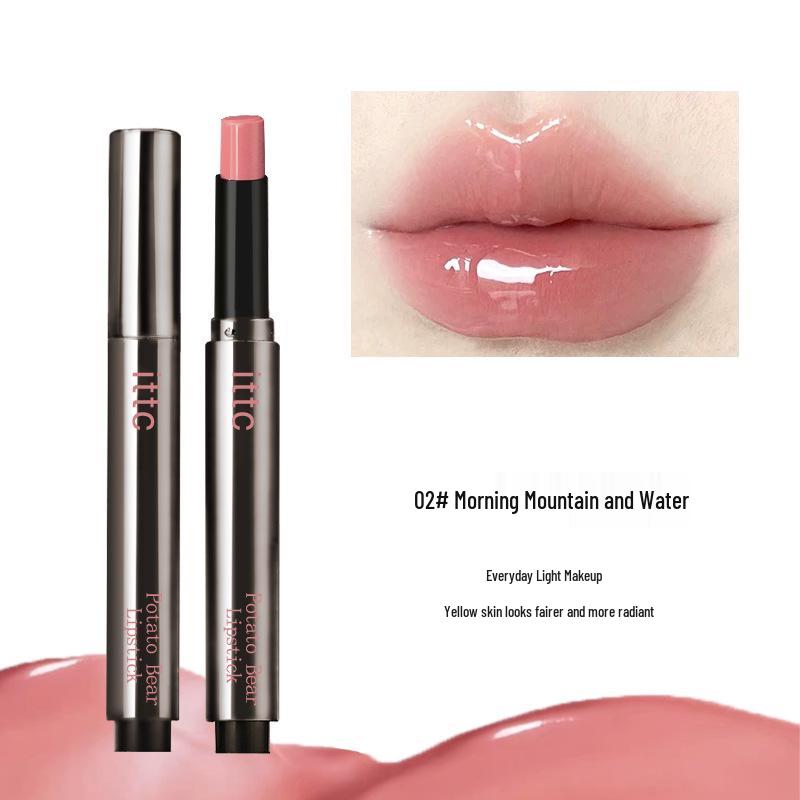 ITTC Dewy Solid Lip Gloss: Moisturizing, Nourishing, Whitening, Long-lasting, Mirror-like Translucent Plump Jelly Finish.