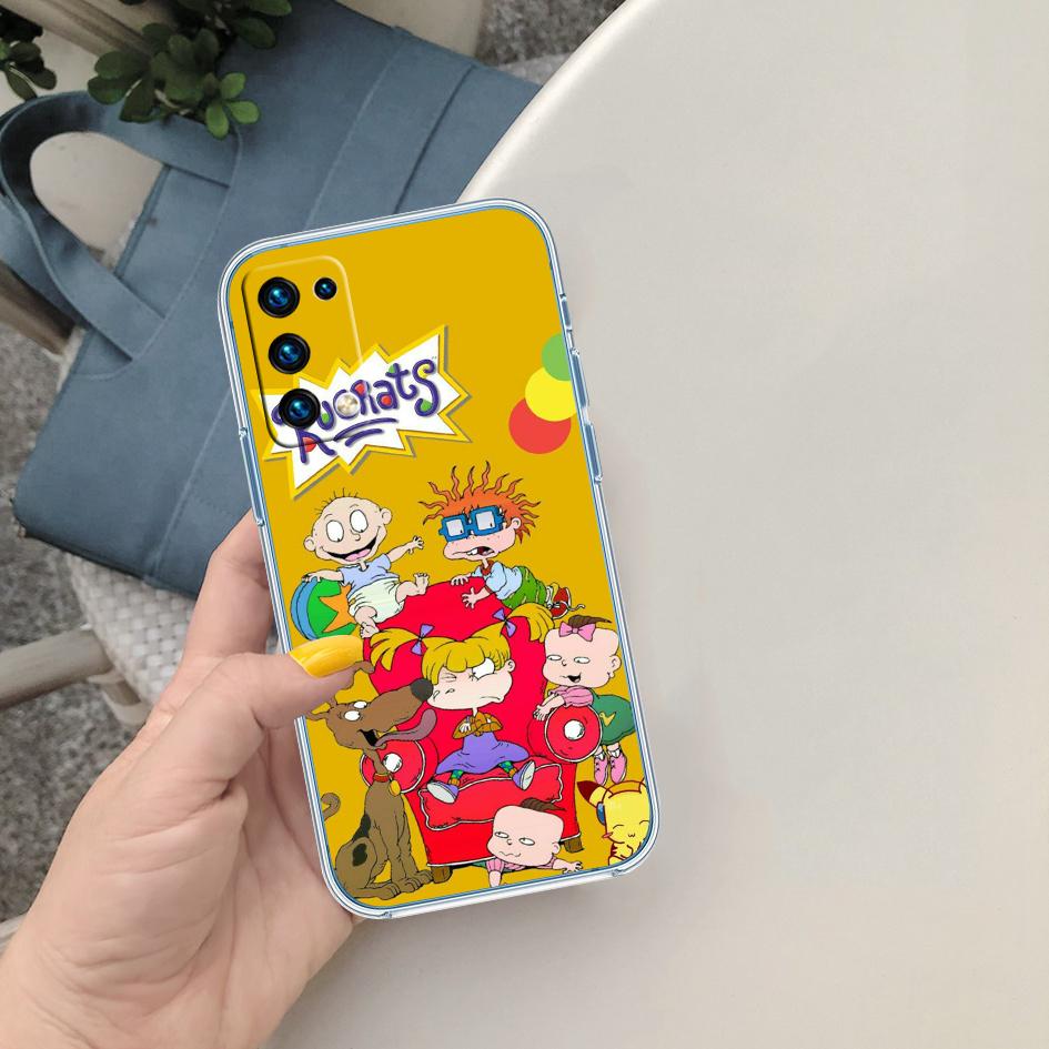 R-Rugrats Funny Phone Case for Motorola Moto E13 E15 E20 E22 22I E22S E30 E32 E40 E7 E7I G Plus Power Play Stylus G22 G14