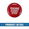 Car Push Start Button Cover Car Engine Start Button Cover Trim for Honda HR-V 2016-2021 Red