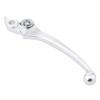 Kijima Motorcycle Parts Brake Lever Adjustable Universal Compatible with and (Right Lever) Type, Silver, Yamaha, Suzuki, Kawasaki, 202-308SR