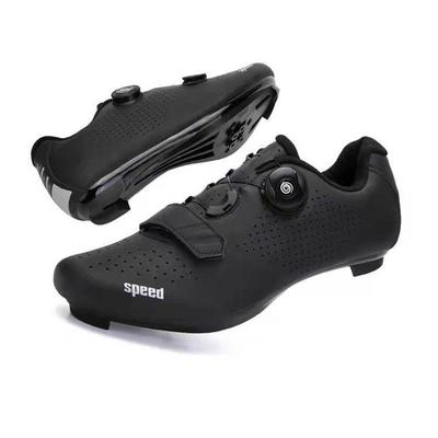 Breathable Hard Sole Cycling Shoes for Men & Women - New Style Cross-Border Road Bike Lock Shoes