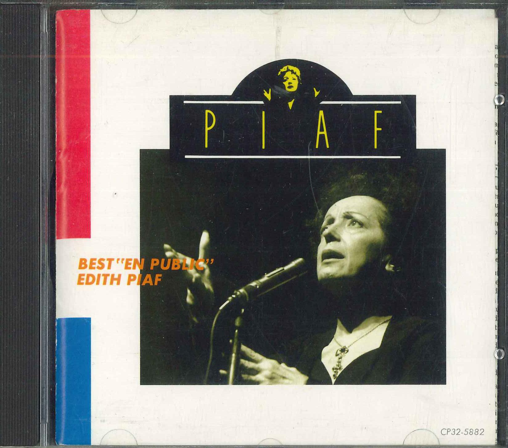 

CD EDITH PIAF Best en Public CP325882 EMI Japan World Music Used