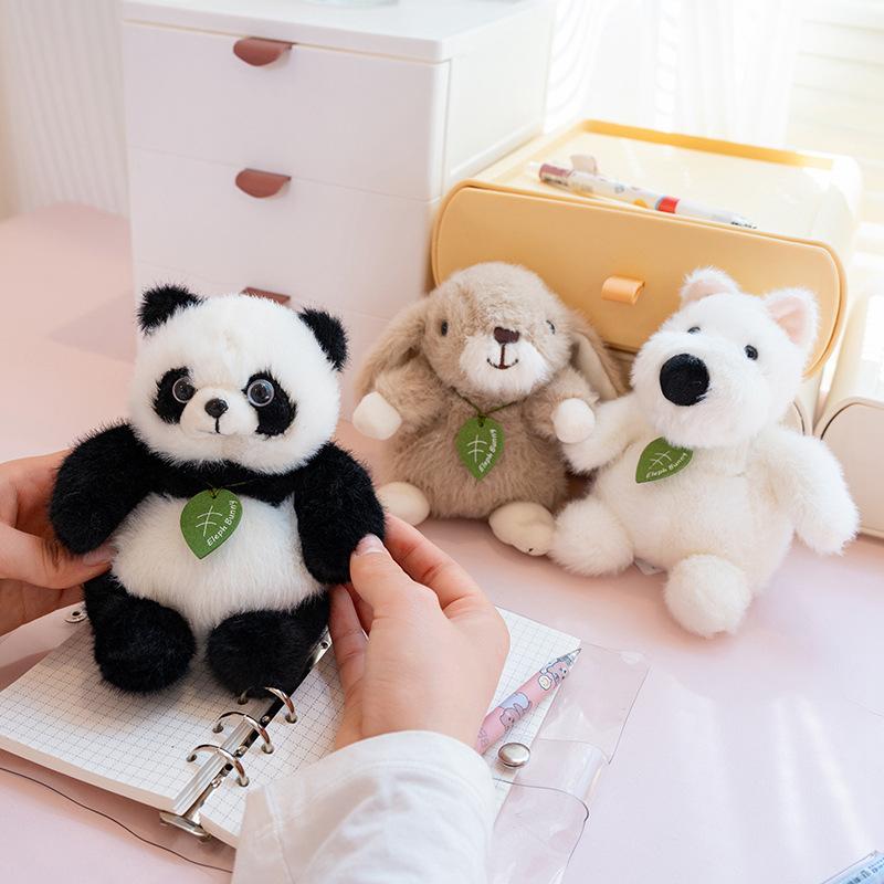 Cute Cute Little Animal Panda Rabbit Doll Plush Toy Cat Puppy Dog Doll Children'S Doll Doll