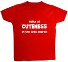 

Guilty of Cuteness..Baby Children s T-Shirt Top NB to 6yr Gift Boy Girl Funny 100