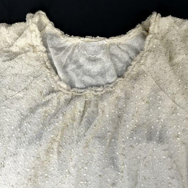 New with Tag Haupia Short Sleeve Knee-Length Dress/Women’s Size M/38/Off-White/Made In Japan(USED)