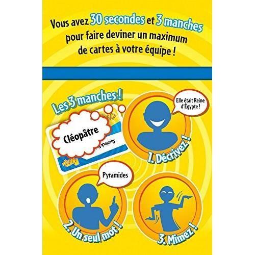 Asmodée - Repos Production - Time's Up! : Party - Yellow Version - Board Game - Ages 12 and Up - 4 To 12 Players - 40 Minutes