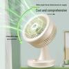 RONGSHENG Quiet Oscillating Desktop Circulation Fan CN Plug (adapter Included)