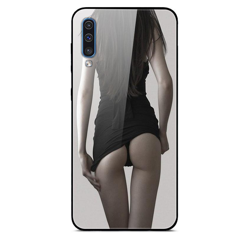 For Samsung A50 Case A51 Tempered Glass Planet Space Cover Glass Back Case for Samsung Galaxy A50S A51 A50 A 50 Fundas Coque
