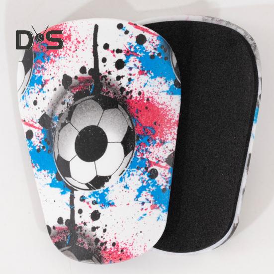 1 Pair Football Shin Pads Shock Absorption Mini Shin Guards Lightweight Protective Shin Guards for Soccer Training Games Gift for Football Enthusiasts