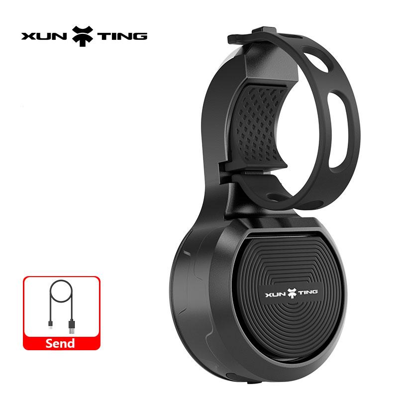 Electric Bike Horn Loud 130dB Adults Bicycle Bell Warning Bike Horns Alarm for Handlebars Battery USB Operated Waterproof чёрный