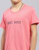 MONTE CARLO Boys Red Printed Round Neck Half Sleeve Regular Fit T-Shirt