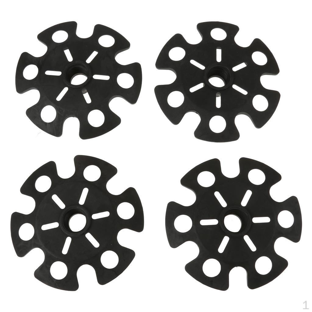 

4pcs Replacement Rubber Snowflake Snow Basket for Hiking s