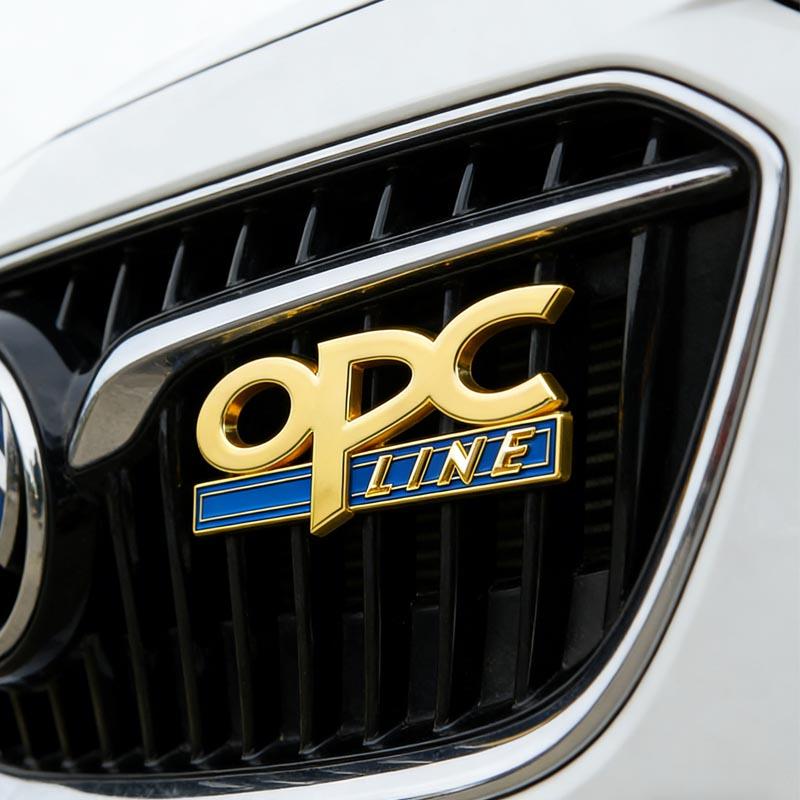 3D Metal OPC Line Car Sticker For Opel, Buick, New Regal Car Modification Parts