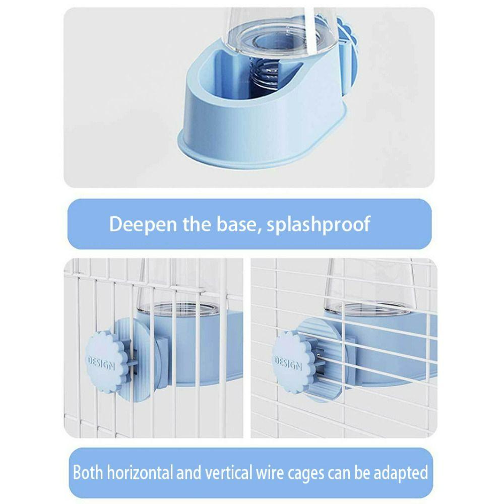 125ML Vogel Waterdispenser Ophangbaar Automatische Vogel Drinkfontein Spatwaterdicht Transparante Zichtbaarheid Papegaai Waterfles Vogel