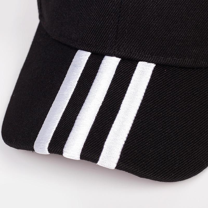 Unisex Three Horizontal Embroidery Baseball Caps Spring Autumn Outdoor Adjustable Casual Hats Sunscreen Hat