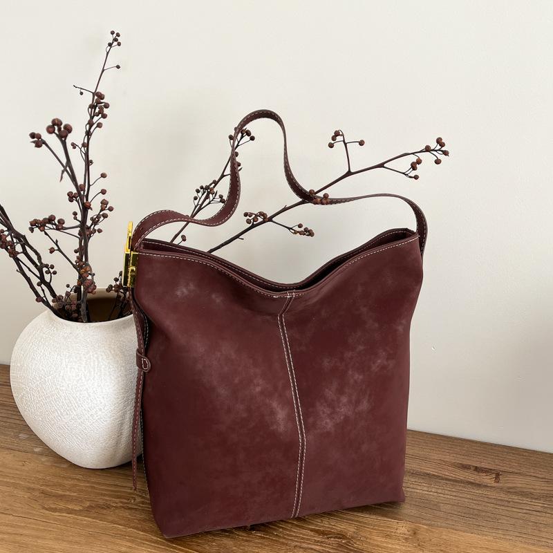 Eimer Tasche, Lässige Einzel-Schulter Unterarmtasche, Modische Pendler Tote Bag