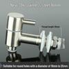 304 Stainless Steel Spigot for Wine Barrels, Glass Infusion Bottles, Beverage Containers, Juice Barrels, and Ceramic Jars