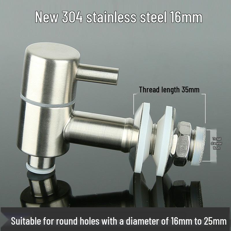 304 Stainless Steel Spigot for Wine Barrels, Glass Infusion Bottles, Beverage Containers, Juice Barrels, and Ceramic Jars