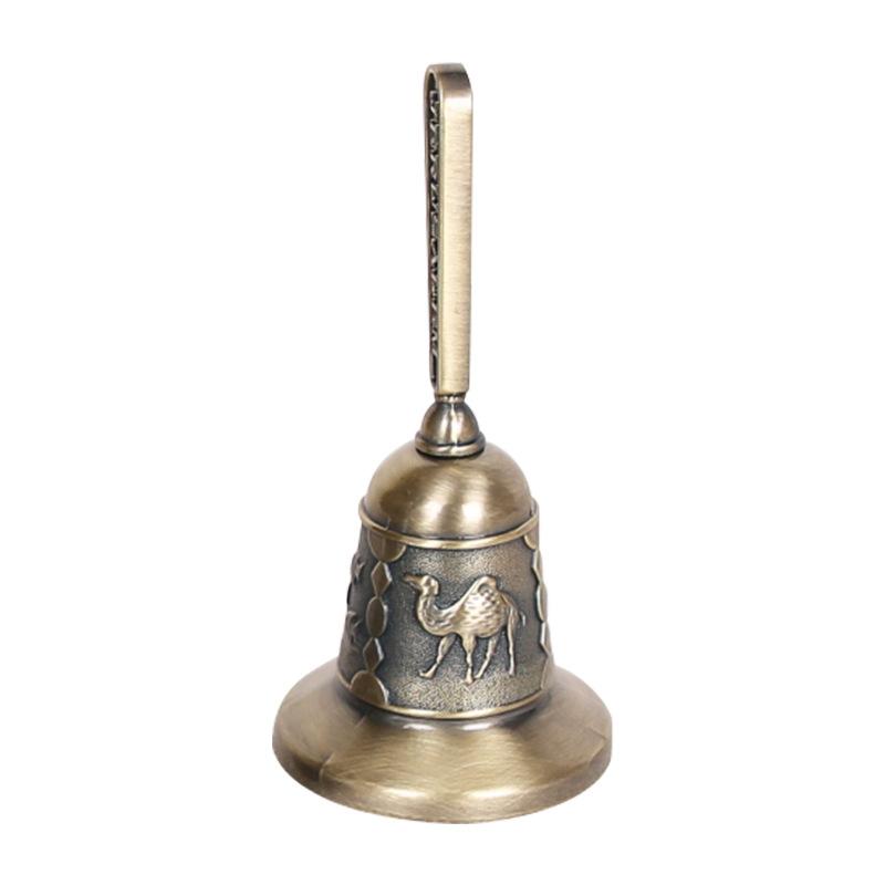 European Hand Ring Bell Personalized Bar Dish Bell Call Dinner Bell Retro Metal Pastoral Wind Chime Meeting Reminder Bell
