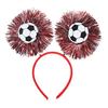 Football Headband with 3D Football Patch Anti-Slip Comfortable Hair Hoop for Adults
