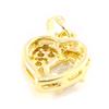 Les Trésors De Lily [G1667] - Gold Plated Pendant 'Charm of Love'