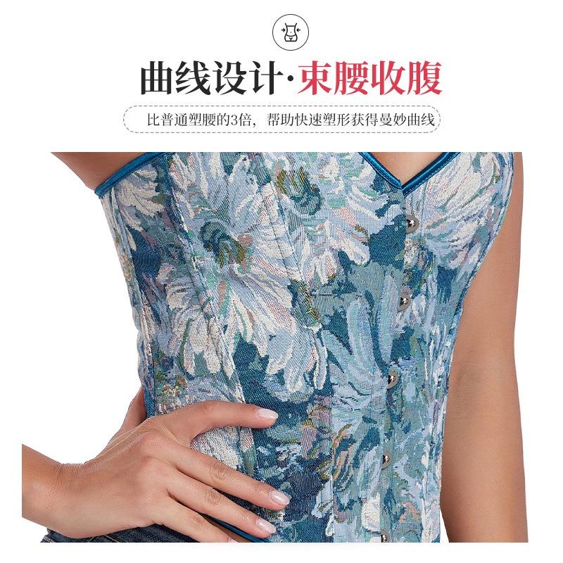 Dress Corset Belt Fishbone Girdle for External Wear Waist and Chest Support Shaping and Abdominal Belt