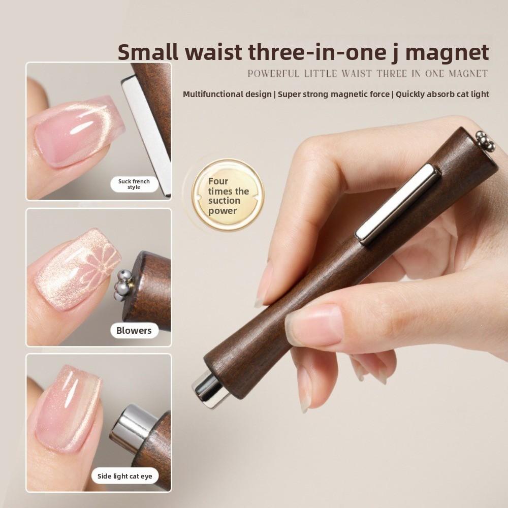 3 in 1 Cat Eye Magnet DIY Cat Eye Magnetic Nail Art Tool for Cat Eye Gel Polish